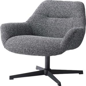 【メーカー直送】東谷 ラウンジチェア ダークグレー PC-185DGY