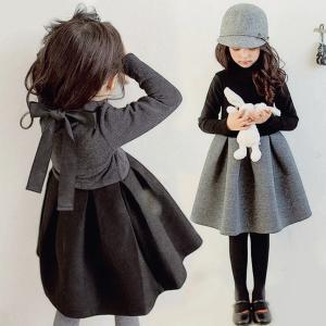 ワンピース　ドレス 子供 女の子 入学式 ワンピース フォーマル 女児 入園式 卒業式 結婚式 卒園式 きれいめ 可愛い 人気 カジュアル ブラック グレー