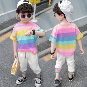韓国子供服 男の子 半袖Tシャツ カジュアルパンツ