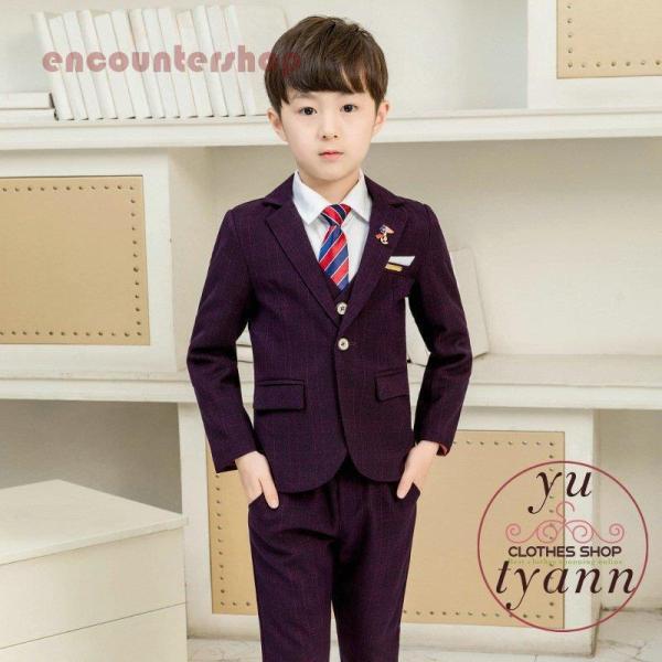 卒業式 入学式 スーツ 男の子 80 90 100 110 120 130 140 150 ジャケッ...