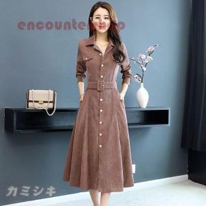 シャツワンピース カーキ色の商品一覧 通販 Yahoo ショッピング