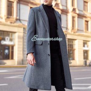 AOYAMA 【洋服の青山】秋冬 ブラック系 ロングシングルチェスター