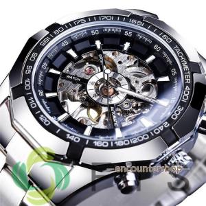 腕時計 メンズ 機械式  シンプル かっこいい ビジネス カジュアルルミナス 夜光針 防水 ウォッチ スケルトン ファッション スーツ プレゼント
