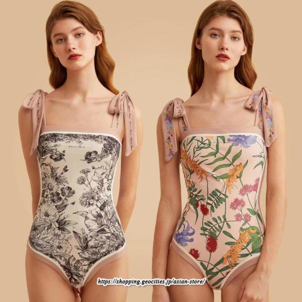 水着 レディース ワンピース  大人 可愛い おしゃれ 体型カバー 着痩せ プール みずぎ ママ水着...