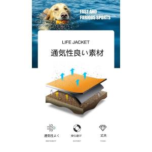 犬 ライフジャケット 中 大型犬 救命胴衣 大...の詳細画像3