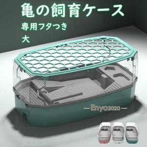 亀の水槽 飼育ケース タートルタンク 大きい カメの水槽