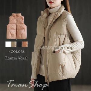 Johnbull（ジョンブル） レディース フーデッド ダウンベスト ah002