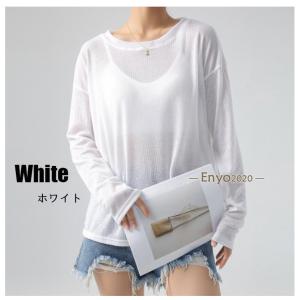 ビーチ カバーアップ ラッシュガード Tシャツ...の詳細画像1