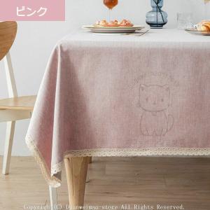 テーブルクロス 北欧 撥水 布 綿麻混 四角形...の詳細画像2