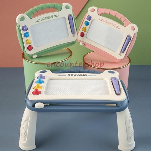 天才脳らくがき教室 知育おもちゃ お絵かきボード 子供おもちゃ 磁石ボード マグネットスタンプ 1歳...