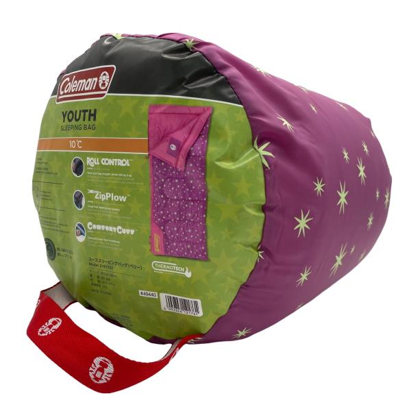 【正規品】 Coleman コールマン　子供用 　寝袋 収納袋付 152 × 66 cm アウトドア...