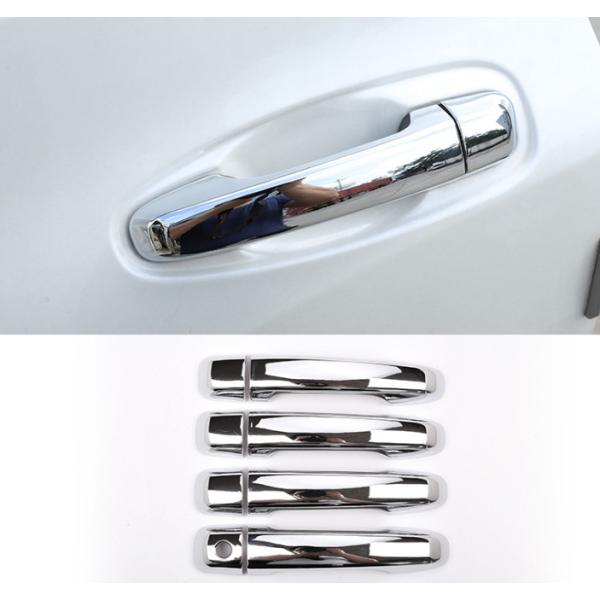 トヨタ ランドクルーザー プラド 150系専用 ドアハンドルカバー メッキ スマートキー対応 8個セ...