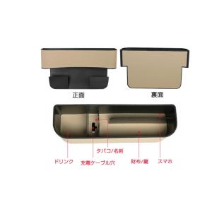 ノア ヴォクシー90系専用車隙間収納ドリンクホ...の詳細画像2