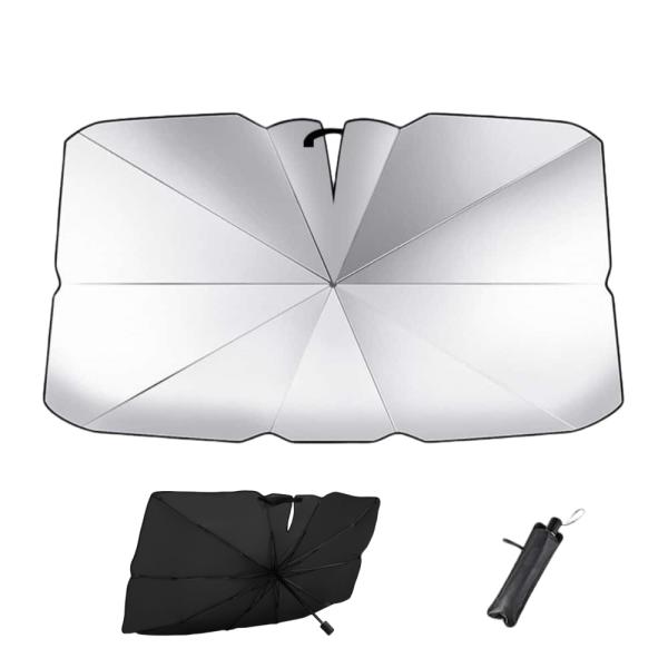 トヨタ ハイエース 200 標準系用 傘型サンシェード フロントガラス シェード10本骨パラソル 傘...