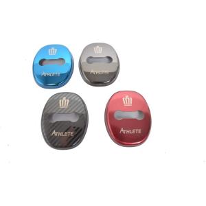 トヨタCROWNクラウンアスリート210系専用設計ドアストライカガーニッシュスカバー鏡面仕上げステンレス製4色可選 一年保証！内装パーツ