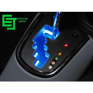 トヨタAQUA シフトゲートイルミネーション LED ブルー　高品質アクリル製1枚　シフトランプアクア NHP-10系