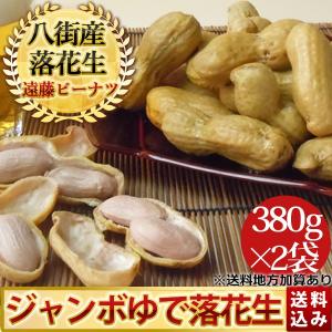 2023年度産 新豆 千葉県八街産落花生 手もぎジャンボゆで落花生おおまさり380g×2袋 送料・クール代込