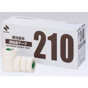 ニチバン 210 白 紙粘着テープ　18mmX18m巻　小箱　70巻入