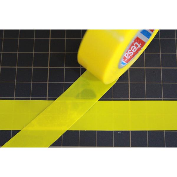 テサ tesa ビニールテープ　4251PVC 50mmX20m　1箱 80巻入　黄色