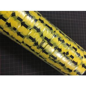 ビニールアローテープ 矢印表示 0.2mm厚 19mmX20m巻　10巻単位