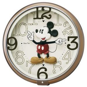 エンブレム FS506W セイコーディズニー”ミッキー＆ミニー”電波掛け時計