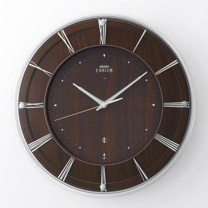 エンブレム 壁掛け時計 セイコー 電波 電波時計 掛時計 クロック SEIKO