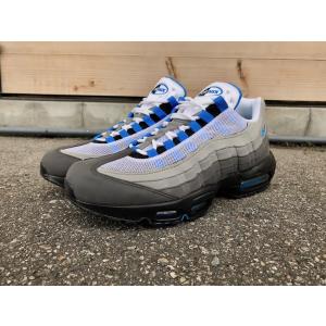 【デッドストック品】NIKE AIR MAX 95【ナイキ エア マックス 95】WHITE/CRYSTAL BLUE【クリスタルブルー】AT8696-100 【交換返品不可商品】商品情報要確認!!｜endor