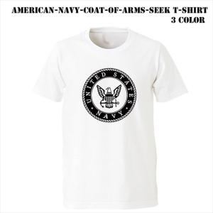 american-navy-coat-of-arms-seekＴシャツ｜ener