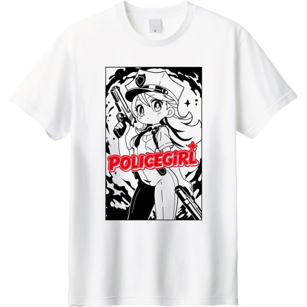 ストリート系 Tシャツ | アメコミ風 | GUN &amp; POP GIRL プリントTシャツ