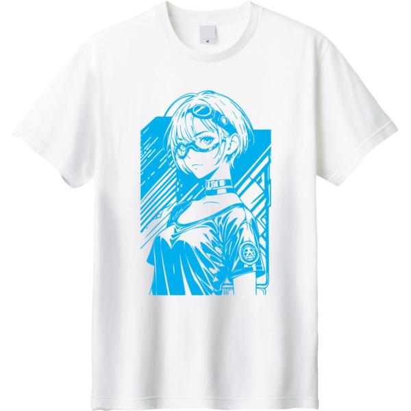 全5色 サイバーパンク 眼鏡女子 プリントTシャツ - ストリート系 テックウェア グラフィティ