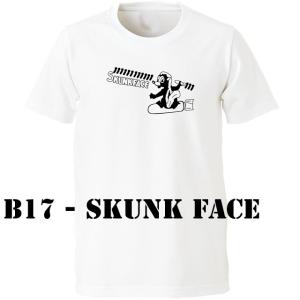 ノーズアート　B17 - skunk face　Tシャツ｜ener