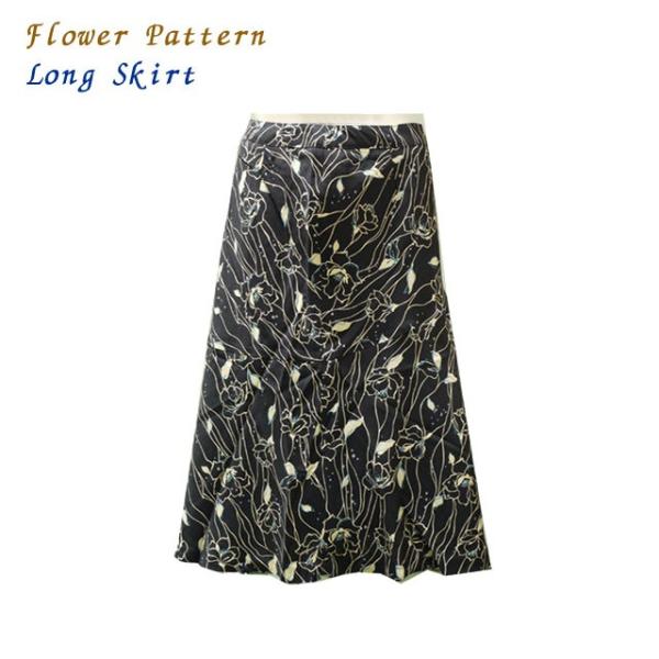 花柄ロングスカート フェミニン クラシカル