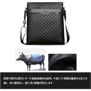 ショルダーバッグ 本革 メンズ ポシェット ワ...の詳細画像3