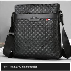 ショルダーバッグ 本革 メンズ ポシェット ワ...の詳細画像4
