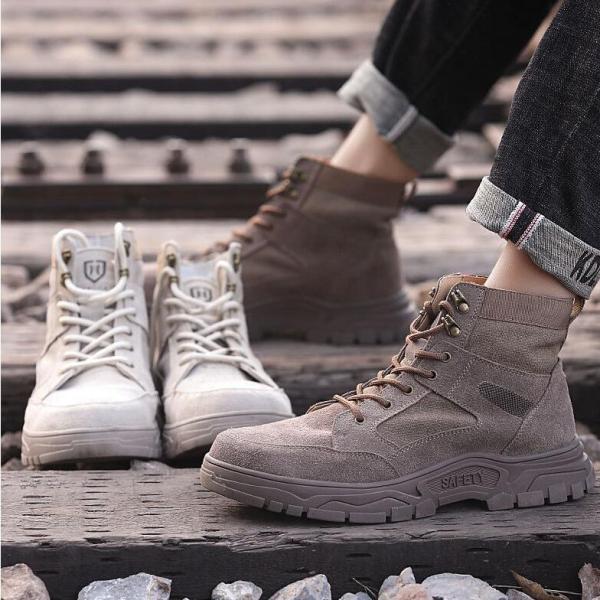 安全靴 メンズ レディース 防水安全靴 ビンディングシューズ バイクシューズ 鋼先芯 ミッドソール ...