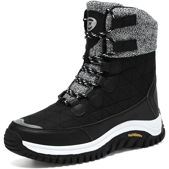 スノーブーツ レディース 防寒靴 トレッキングシューズ スノーシュー ズ ハイキングシュ ーズ ブー...