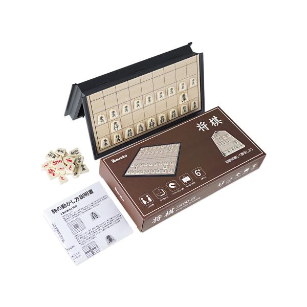 将棋セット 折りたたみ式将棋盤 マグネット付き駒 コンパクト旅行ゲーム　テーブルゲーム 子供も大人も...