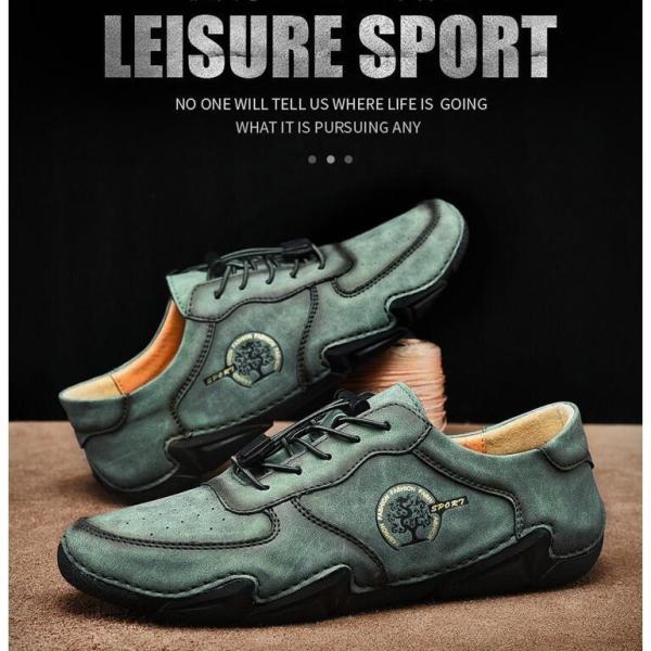 カジュアルシューズ メンズ 運転靴 ドライビング コンフォート 防滑 ウォーキング 柔軟 お洒落 ア...