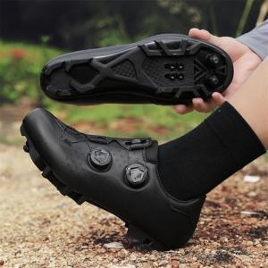 ビンディングシューズ spd シューズ サイク...の詳細画像1