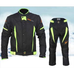 DUHAN モーターサイクル ジャケット＆パンツセット L ブラック 春 秋