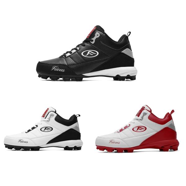 野球スパイク プロエッジ 野球 トレーニングシューズ 白 黒 ジュニア メンズ マジックテープ 大人...