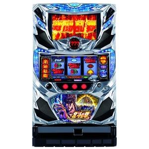 パチスロ北斗の拳 新伝説創造 コイン不要機＆ゲーム数カウンターセット 中古パチスロ実機 サミー