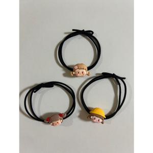可愛い子 ヘアゴム 3種 可愛いデザイン キッズヘアゴム 子供ヘアゴム ハンドメイド