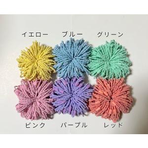 ミニヘアゴム 【全6色】キッズ 女の子 ヘアアクセサリー パーツ 台座 くすみカラー ミニゴム ヘアゴム