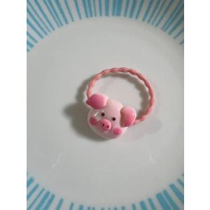 動物パーツゴム ブタ うさぎ ネコ ヘアゴム ...の詳細画像1