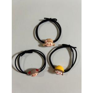 可愛い子 ヘアゴム 3種 可愛いデザイン キッズヘアゴム 子供ヘアゴム ハンドメイド