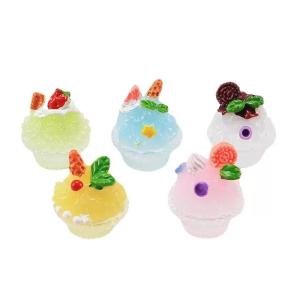 ミニチュア かき氷 1点 全5種類 ミニチュアフード　ミニチュア雑貨　ミニチュアインテリア　デコパーツ　ナチュラル雑貨