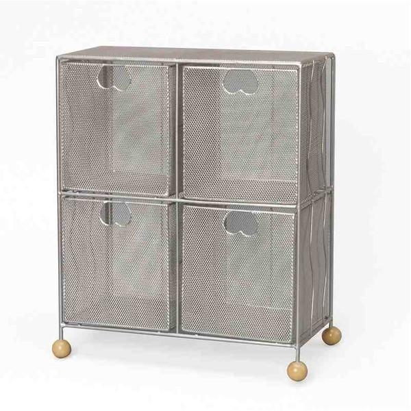 CDケース 〔CD48枚収納可能〕 ワイヤーメッシュ ISK-184【商工会会員店です】