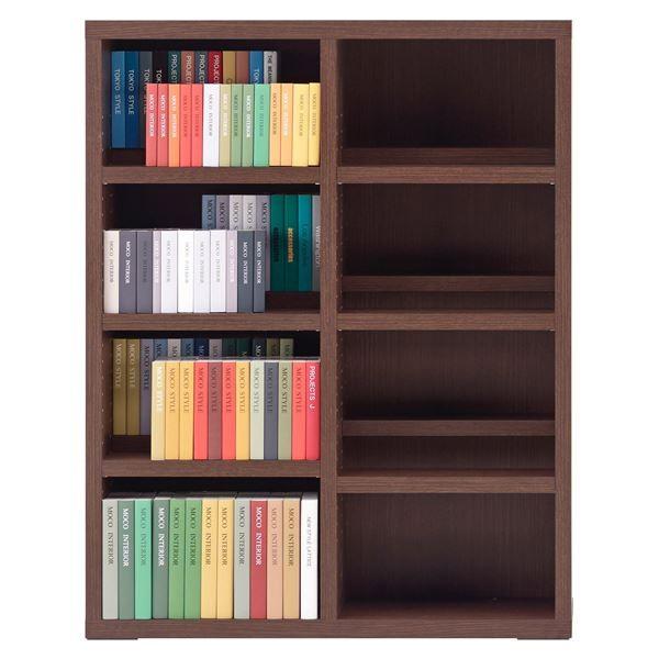 フナモコ コミックシェルフ ロータイプ 〔幅90×114cm〕 レベッカオーク CBR-91L【商工...