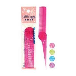 携帯に便利な二つ折りレディースコーム（クリアラメ） カラーアソート/指定不可 〔12個セット〕 27...